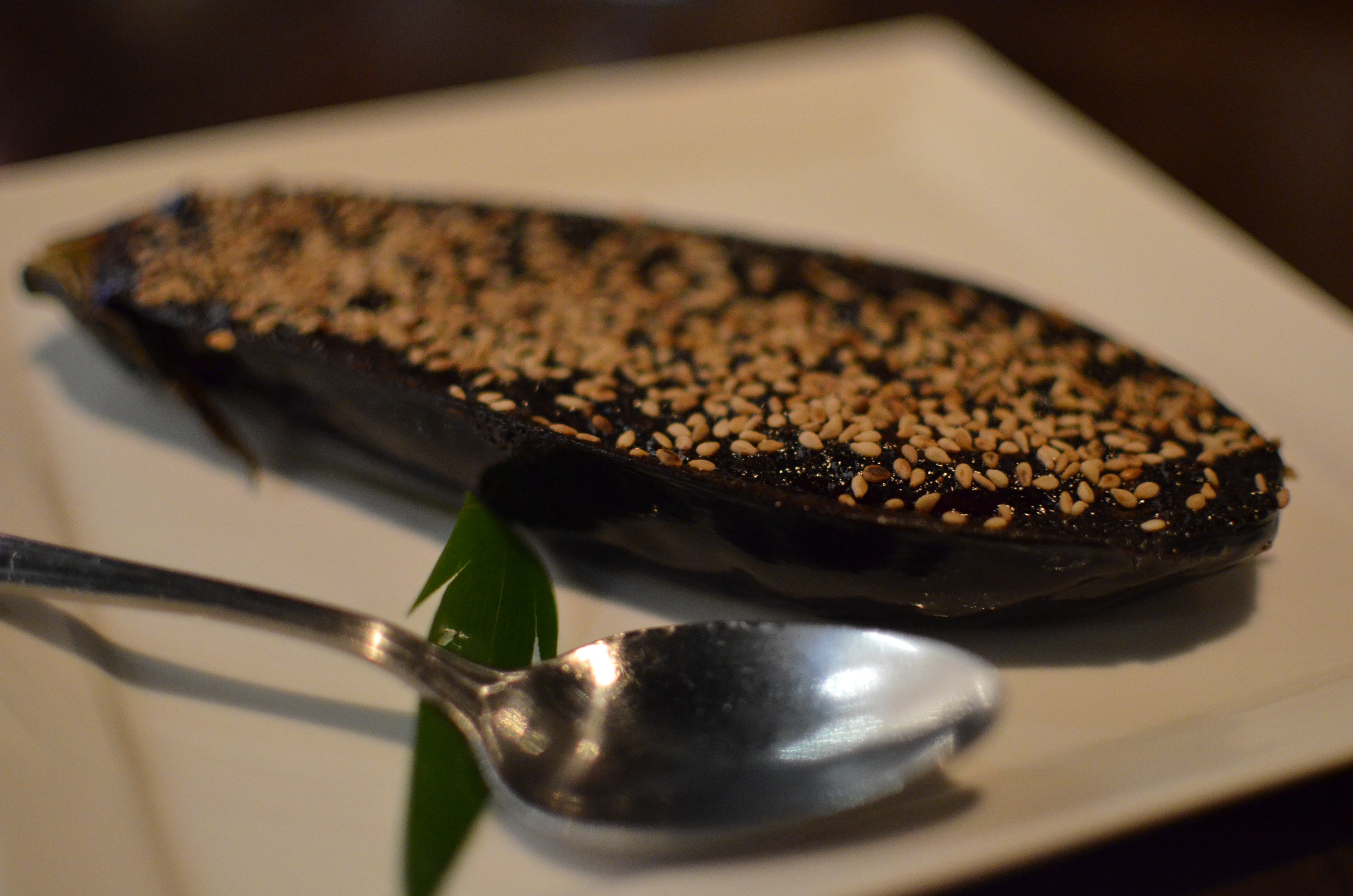 Miso baked eggplant